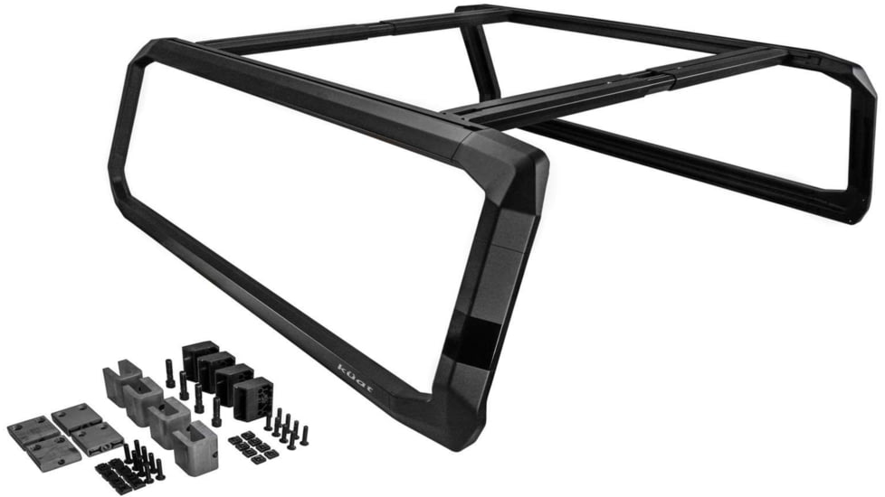 Kuat Ibex Truck Bed Rack, Mid-Size, Short-Bed, Sandy Black, IBEXA1