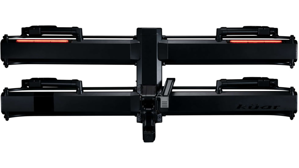 Kuat Piston Pro X 2in LED Dual Ratchet Platform Rack with Kashima - 2 Bike, Galaxy Gray, PX22G