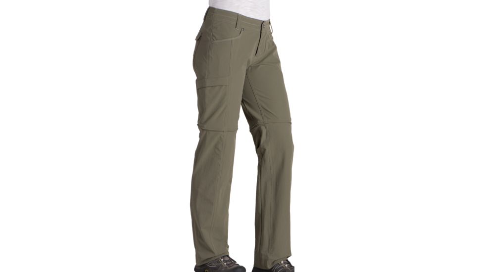 Kuhl Anika Convertible Pant - Womens-Dark Khaki-Regular Inseam-10