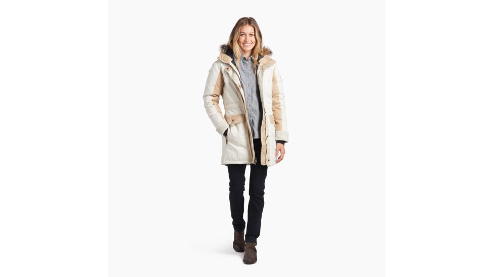 Kuhl Arktik Down Parka - Womens, Ivory, 2XS, 2086-IV-XS