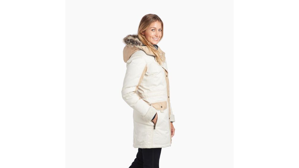 Kuhl Arktik Down Parka - Womens, Ivory, 2XS, 2086-IV-XS