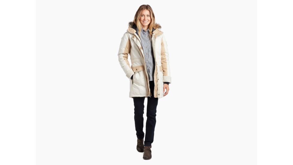 Kuhl Arktik Down Parka - Womens, Ivory, Extra Small, 2086-IV-XS