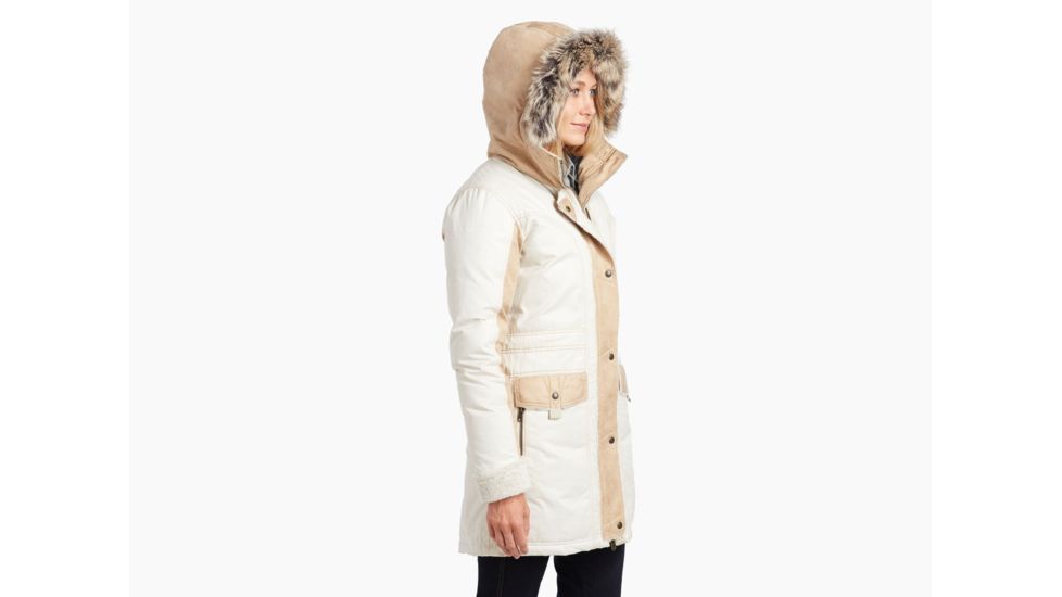 Kuhl Arktik Down Parka - Womens, Ivory, Extra Small, 2086-IV-XS