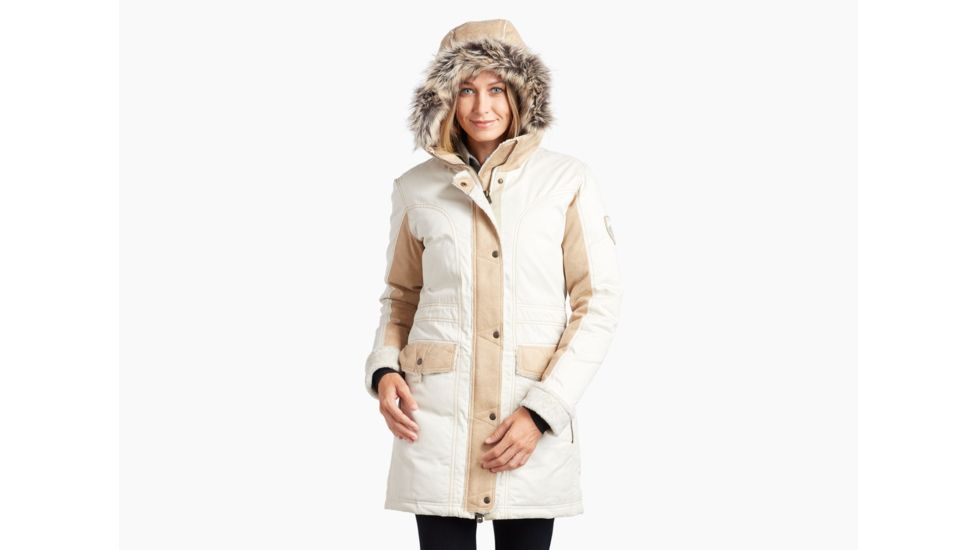 Kuhl Arktik Down Parka - Womens, Ivory, Extra Small, 2086-IV-XS