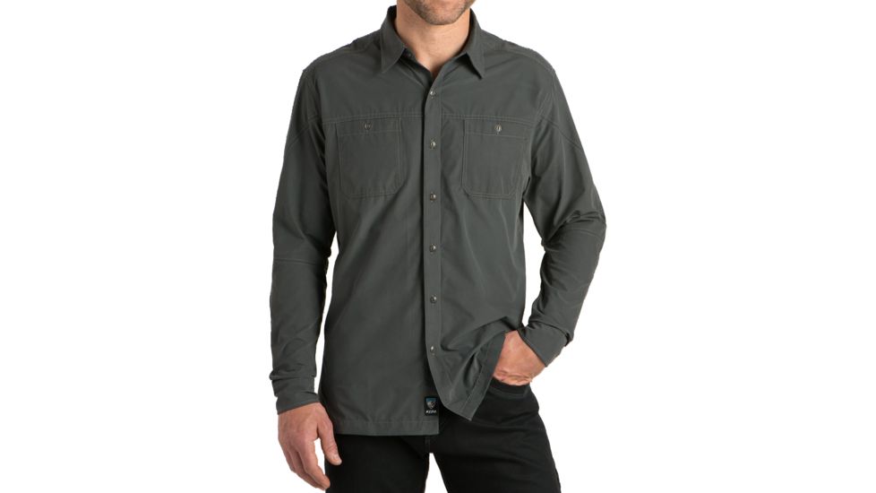 Kuhl Bakbone Shirt - Men's-Carbon-Large