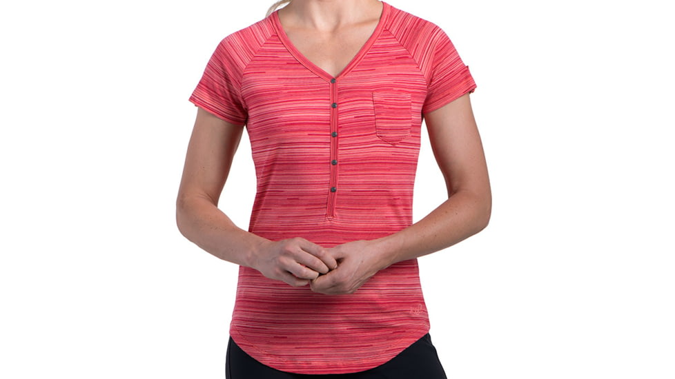 Bella SS - Womens-Poppy Stripe-Large