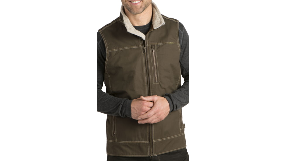 Kuhl Burr Vest Lined - Mens-Brown-Large