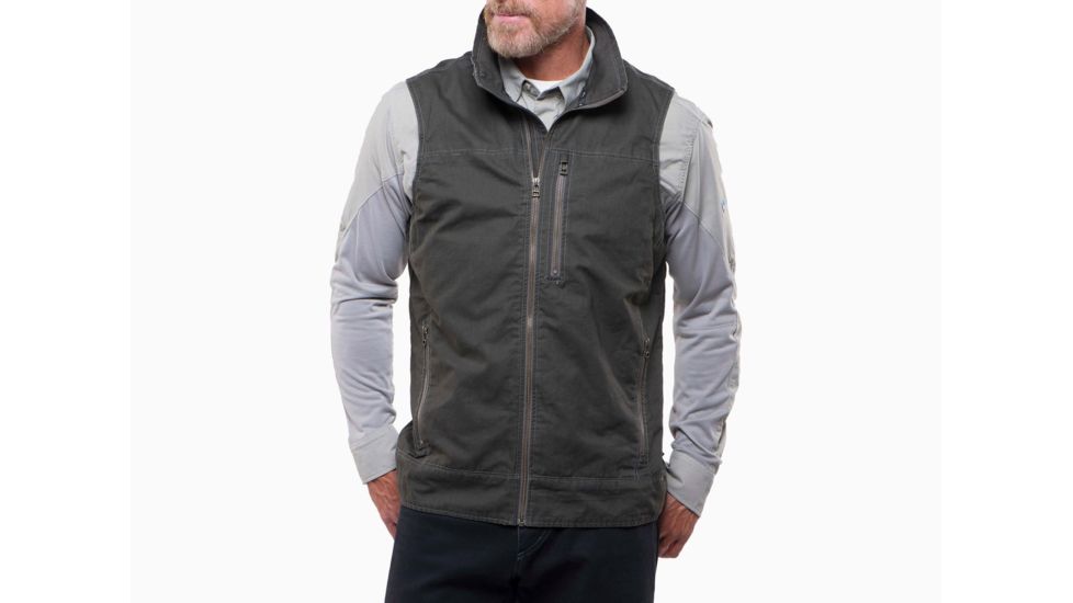 Kuhl Burr Vest - Mens, Gun Metal, 2XL, 1042-GUN-XXL