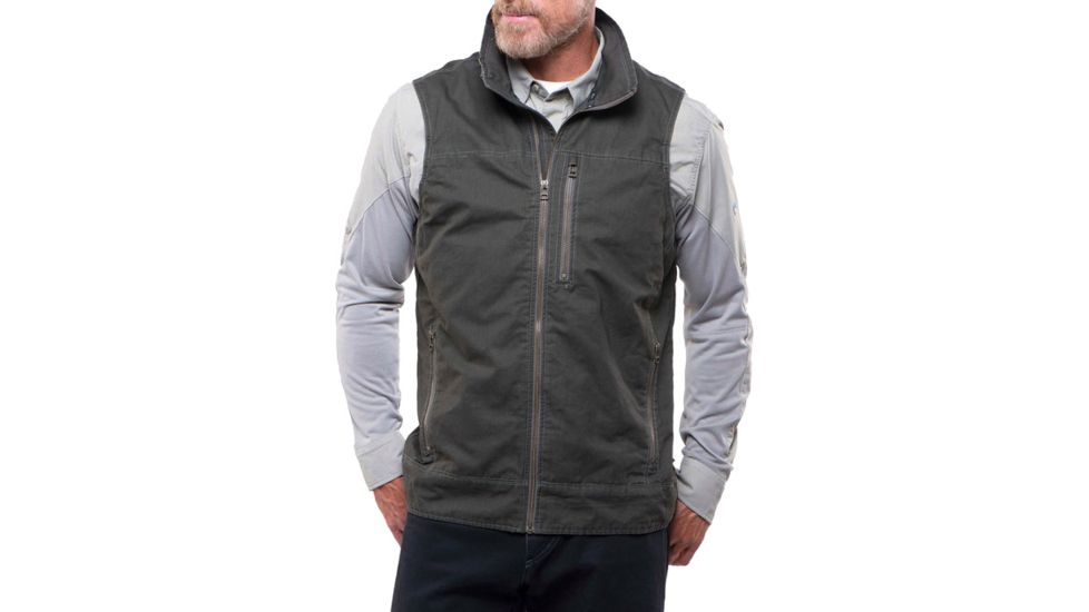 Kuhl Burr Vest - Mens, Gun Metal, 2XL, 1042-GUN-XXL