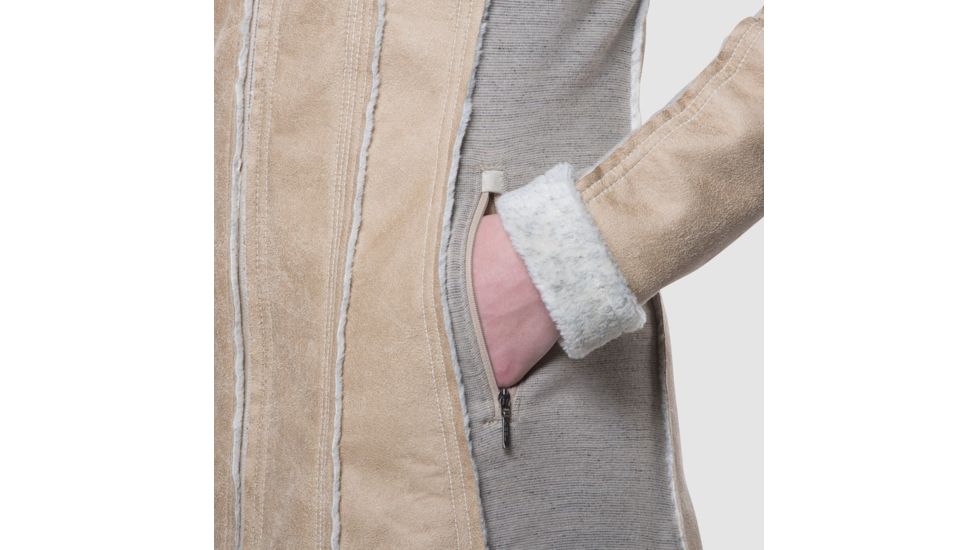 Kuhl Dani Sherpa Trench - Womens-Almond-Small