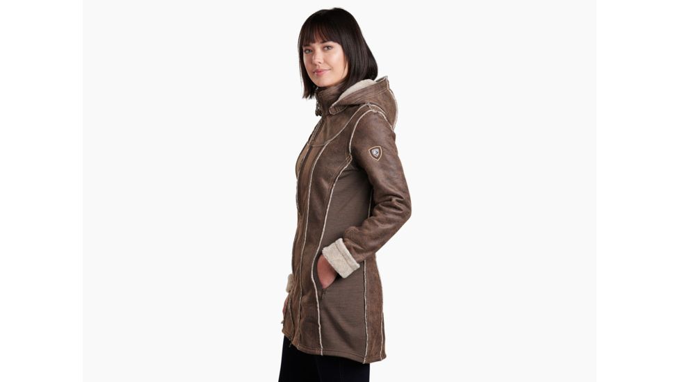 Kuhl Dani Sherpa Trench - Womens, Oak, 2XL, 2110-OAK-XL