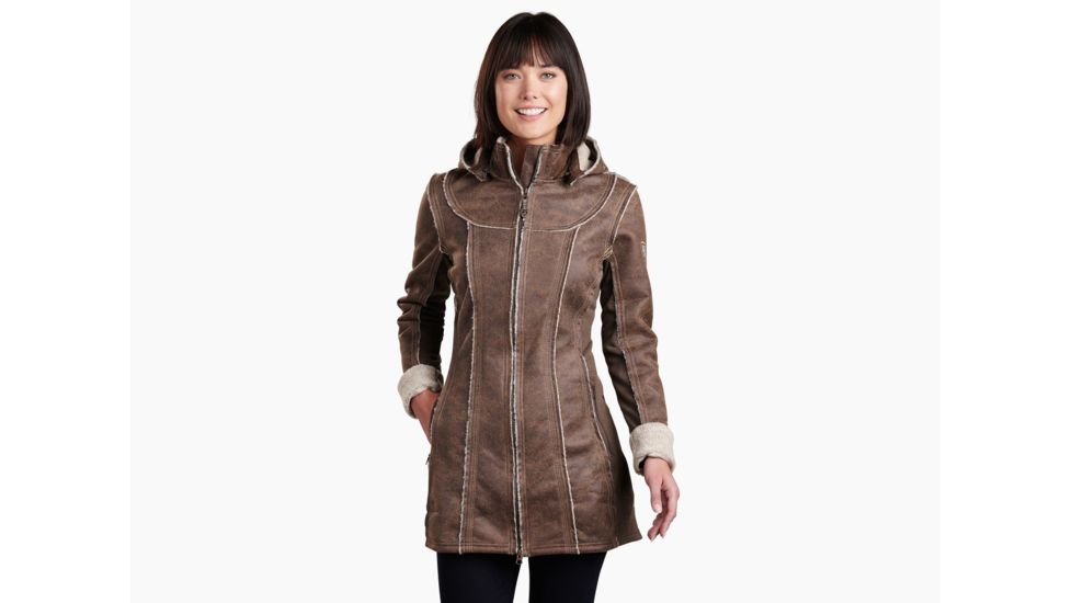 Kuhl Dani Sherpa Trench - Womens, Oak, 2XL, 2110-OAK-XL