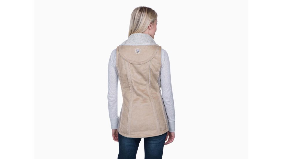 Kuhl Dani Sherpa Vest - Womens, Almond, Extra Small, 2088-AL-XS