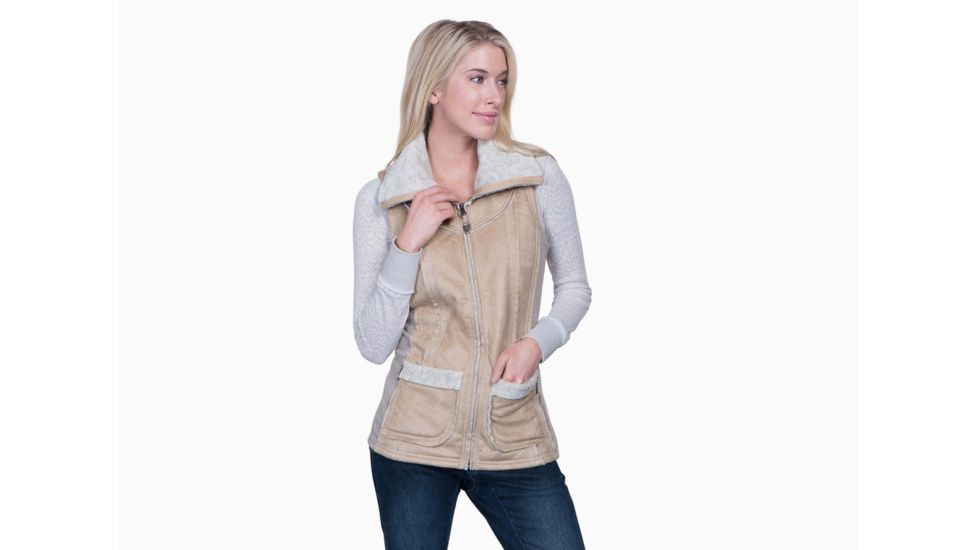 Kuhl Dani Sherpa Vest - Women's, Almond, 2XS, 2088-AL-XS