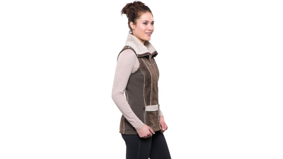 Kuhl Dani Sherpa Vest - Womens, Oak, Large, 2088-OAK-L