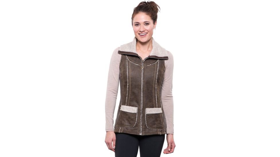 Kuhl Dani Sherpa Vest - Womens, Oak, Large, 2088-OAK-L