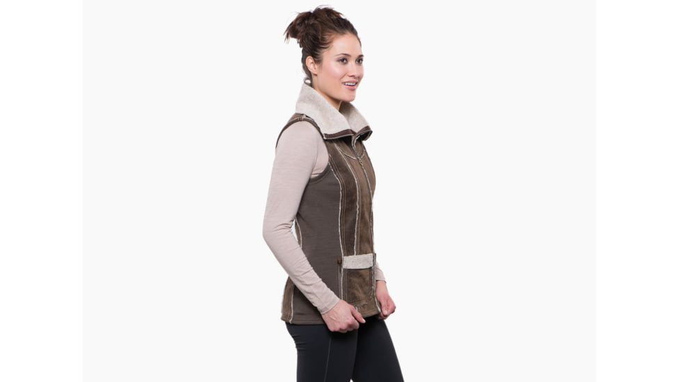 Kuhl Dani Sherpa Vest - Women's, Oak, Large, 2088-OAK-L