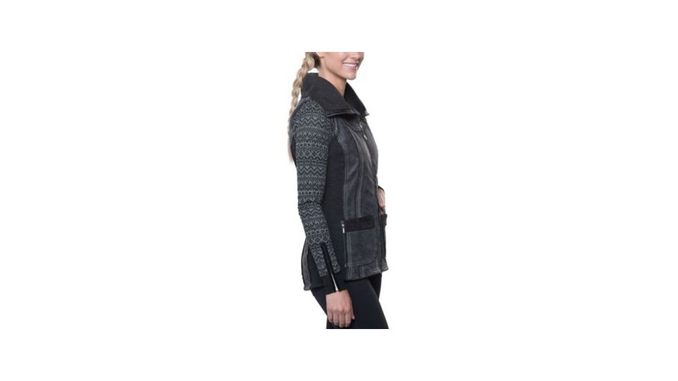 Kuhl Dani Sherpa Vest - Womens, Raven, Medium, 2088-RV-M
