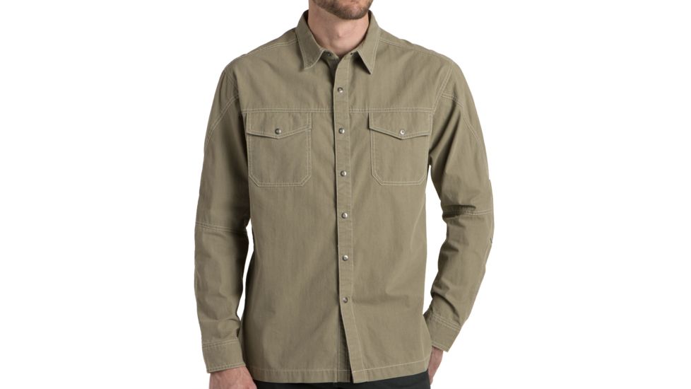Kuhl FlakJak Shirt - Mens-Khaki-Large