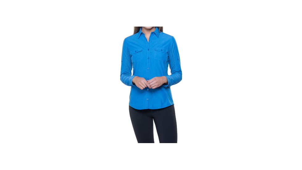 Kuhl Glydr Long Sleeve Top - Men's -Atlantis-Large