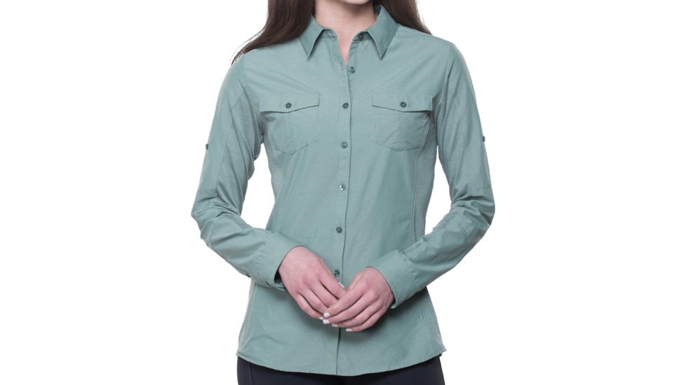 Kuhl Glydr Long Sleeve Top - Men's -Sage-X-Large