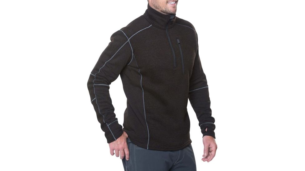 Kuhl Interceptr 1/4 zip - Mens, Charcoal, 2XL, 3111-CH-XXL