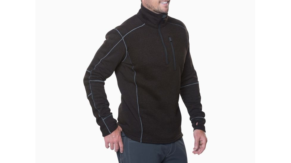 Kuhl Interceptr 1/4 zip - Men's, Charcoal, 2XL, 3111-CH-XXL