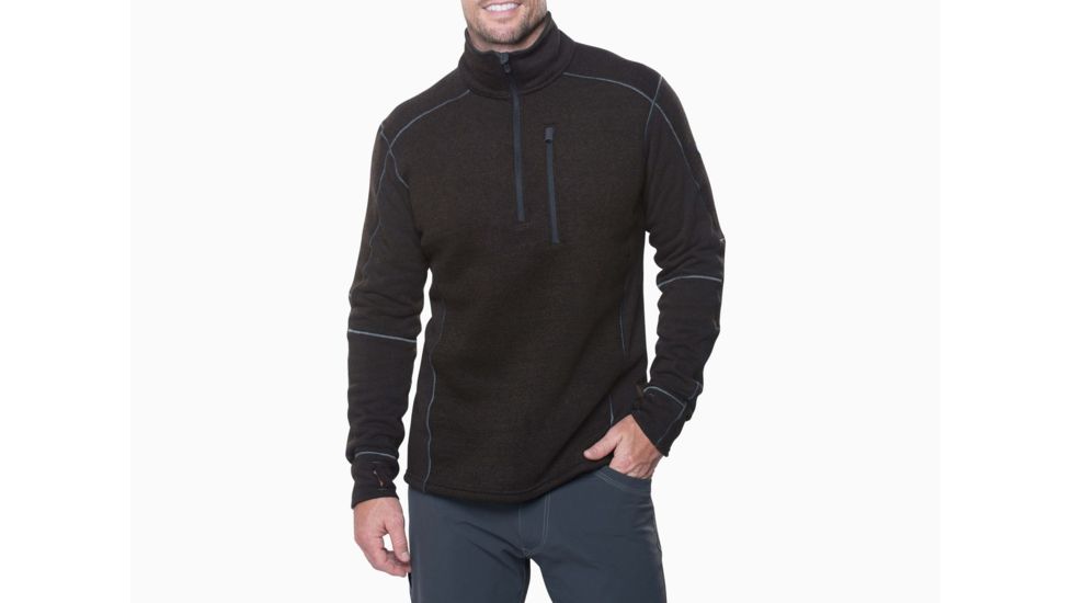Kuhl Interceptr 1/4 zip - Mens, Charcoal, 2XL, 3111-CH-XXL