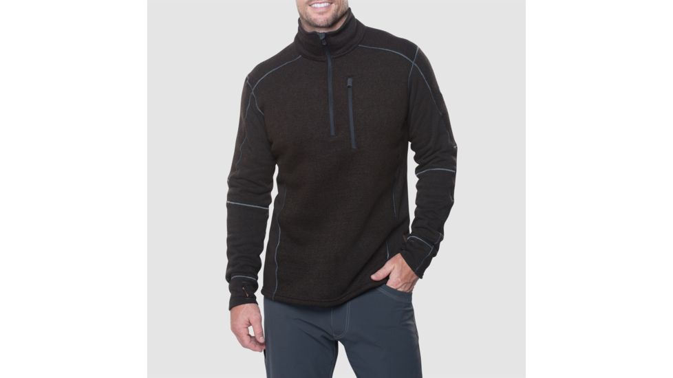 Kuhl Interceptr 1/4 Zip - Mens-Charcoal-Small