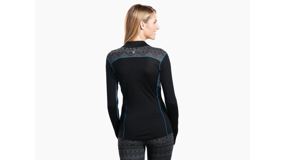 Kuhl Kaskade Zip Neck - Womens, Pavement, Large, 4264BOX-PAV-L