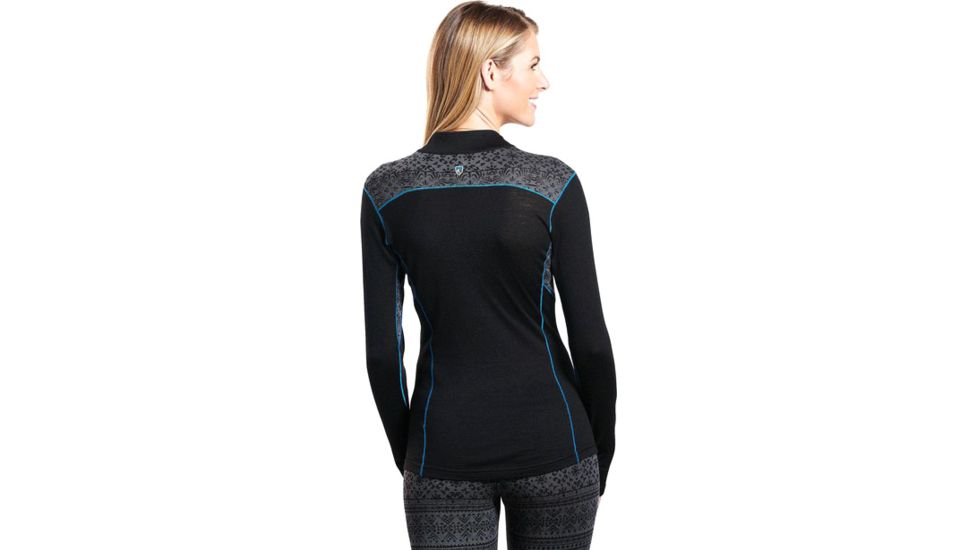 Kuhl Kaskade Zip Neck - Womens, Pavement, Large, 4264BOX-PAV-L