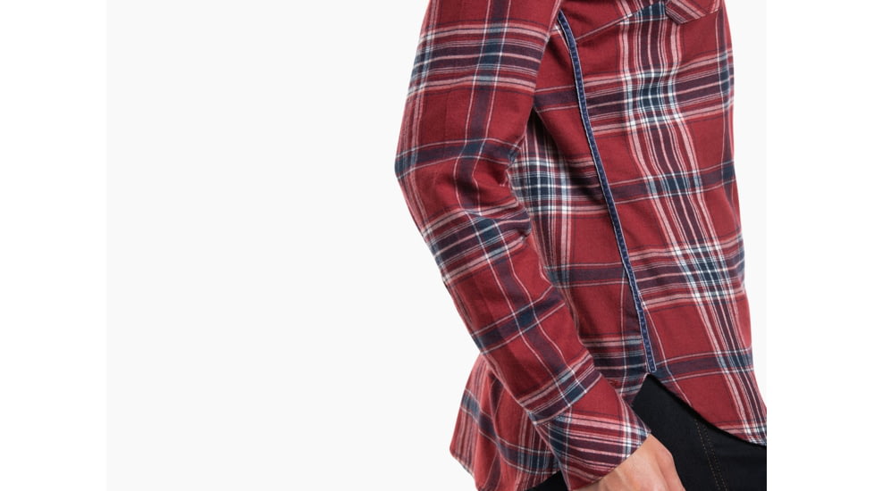 Kuhl Keeva Flannel - Womens, Currant, Medium, 8219-CUR-M