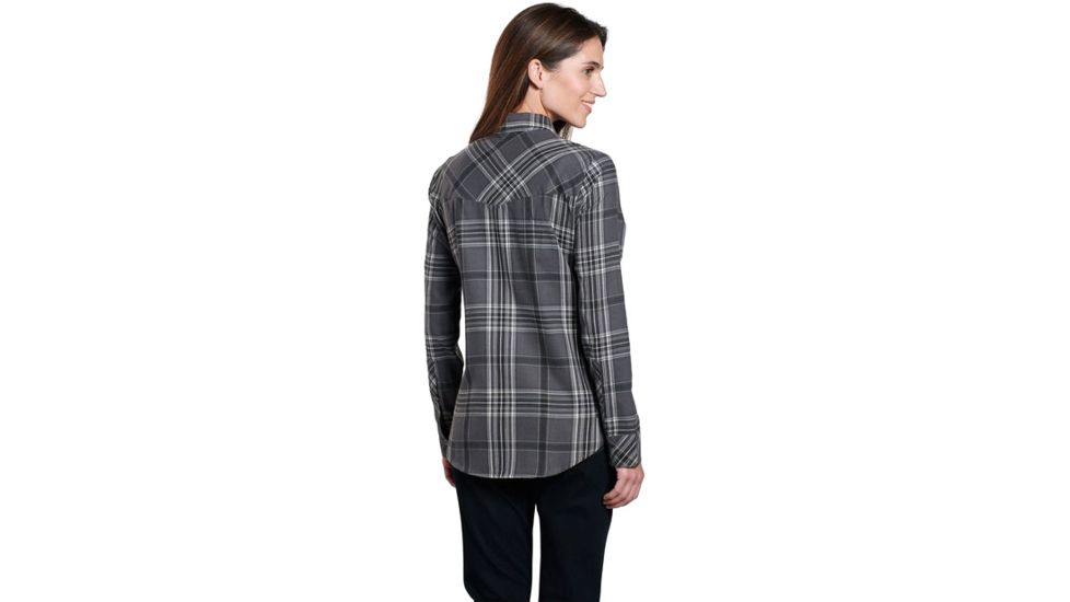 Kuhl Keeva Flannel - Womens, Shale, Extra Large, 8219-SH-XL