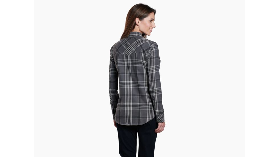 Kuhl Keeva Flannel - Womens, Shale, Extra Large, 8219-SH-XL