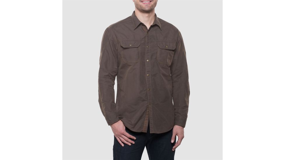 Kuhl Kompakt Shirt - Mens-Dark Roast-Small