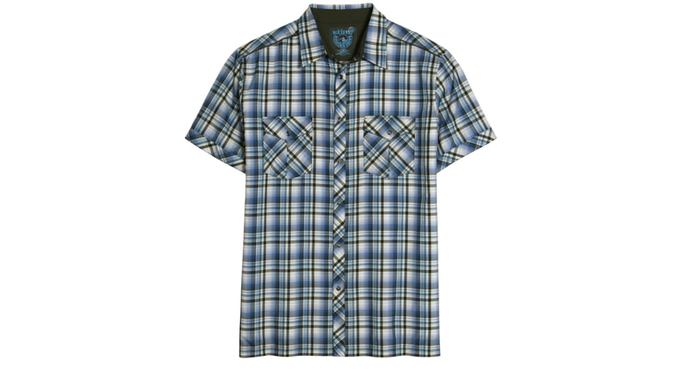 Kuhl Konquer Short Sleeve Shirt - Men's-Lake Blue-Small