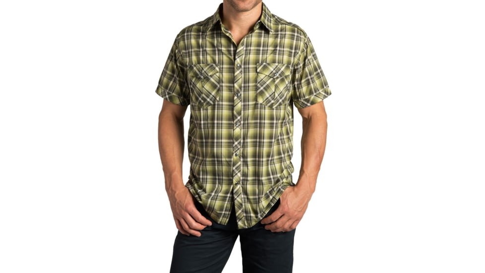 Kuhl Konquer Short Sleeve Shirt - Mens-Citron-Small kul0089-Citron-Small
