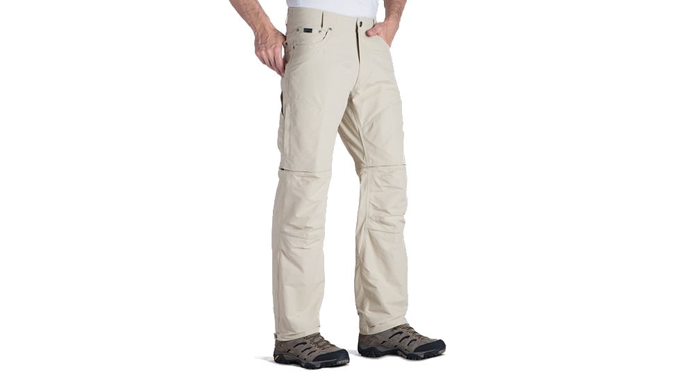 Kuhl Liberator Convertible Pant - Men's-Saw Dust-Regular Inseam-34 Waist