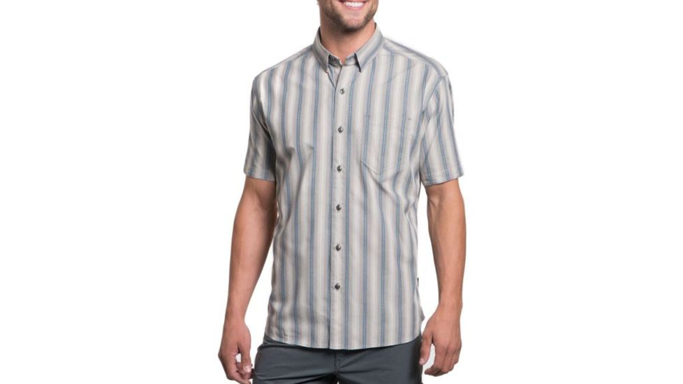 Kuhl Mens Bohemian Top, Cloud Grey, M, 7566CLOUD GRAYM