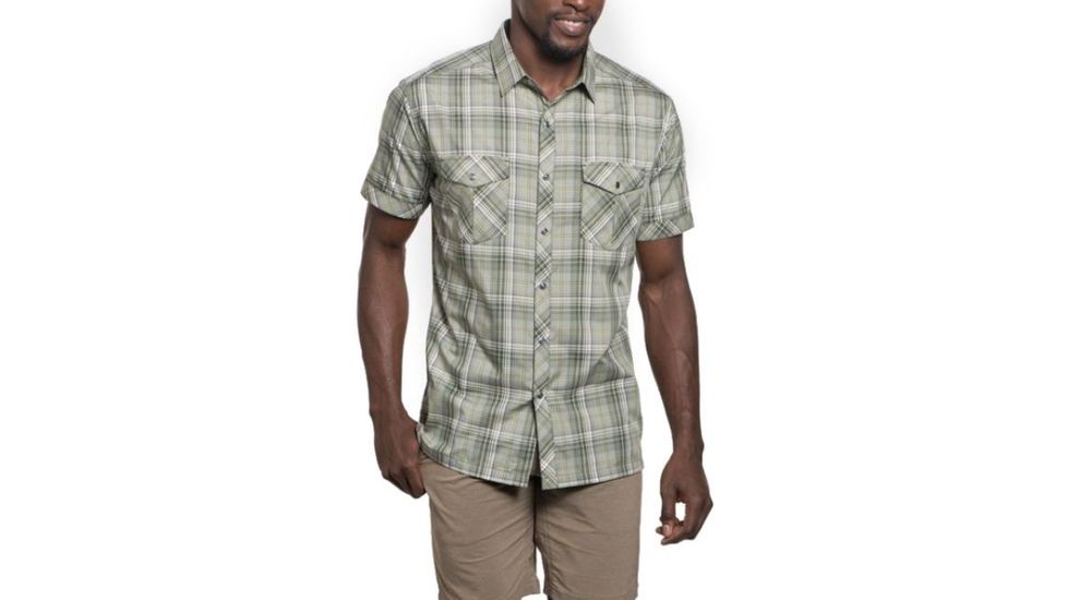 Kuhl Mens Konquer Short Sleeve, Agave, M, 7152AGAVEM