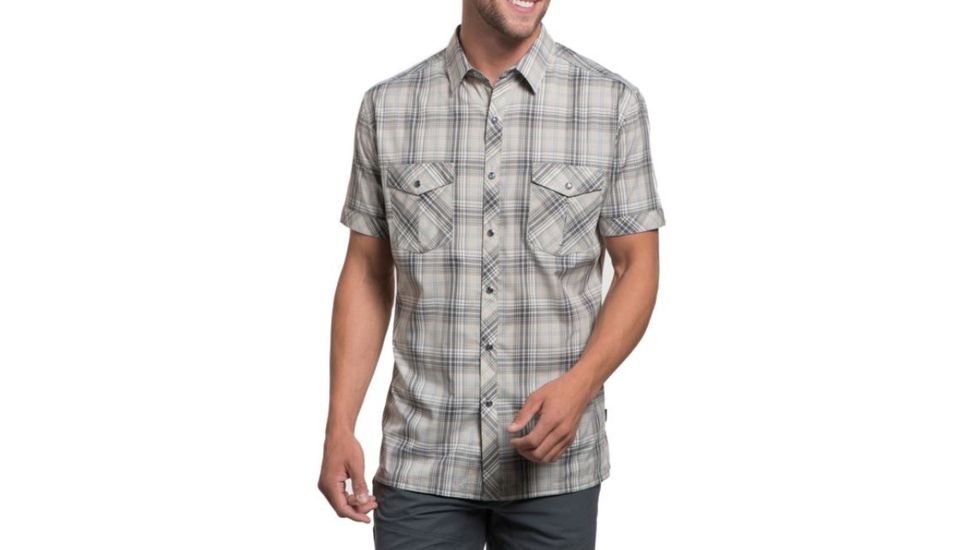 Kuhl Mens Konquer Short Sleeve, Sand Dune, S, 7152SAND DUNES