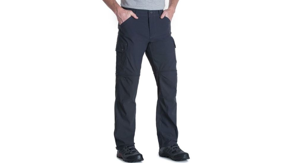 Kuhl Mens Renegade Cargo Convertible Pant, Koal, 30 Waist, 5138KOAL3430
