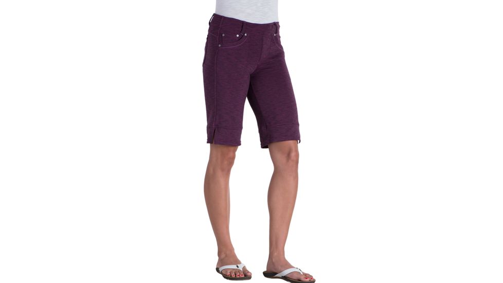 Kuhl Mova Short 11in - Women's-Orchid Heather-2