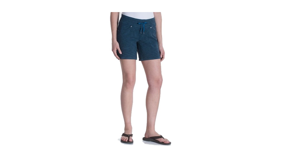 Kuhl Mova Short 6in - Women's-Blue Depths Heather-10