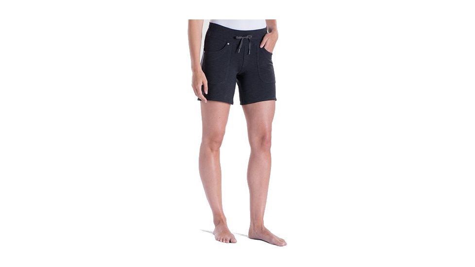 Kuhl Mova Short 6in - Women's-Charcoal Heather-10