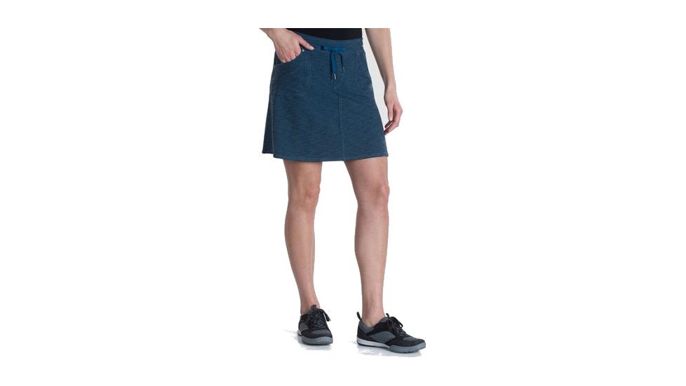 Kuhl Mova Skort - Women's-Blue Depths Heather-X-Large