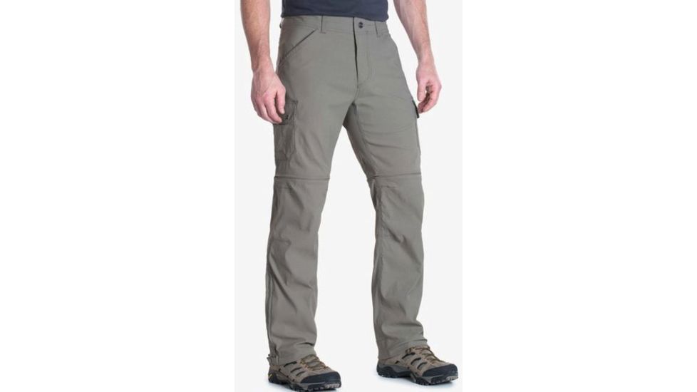 Kuhl Renegade Cargo Convertible Pant - Mens, Khaki, 33 Waist, Long Inseam, 5138-KK-33-34