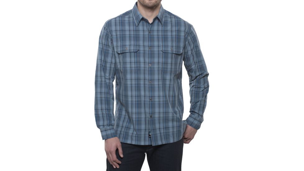Kuhl Response Long Sleeve Shirt - Men's-Shadow Blue-X-Large
