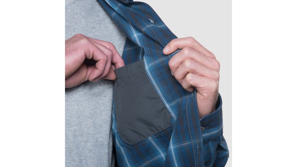 Kuhl Response Long Sleeve Shirt - Mens-Blue Mirage-Medium