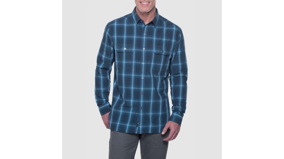 Kuhl Response Long Sleeve Shirt - Mens-Blue Mirage-Medium